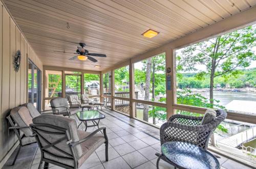 Sunrise Beach House | Porch, Dock and Deck Lake of the Ozarks Oasis!