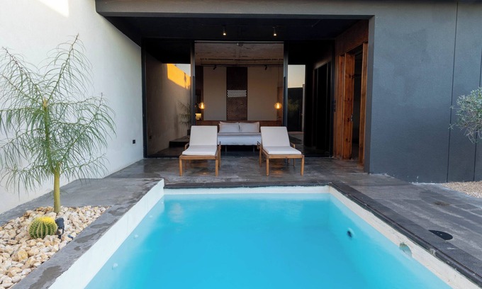 Riyadh Ski Chalet | Portal Chalets With Private Pool- Qirwan