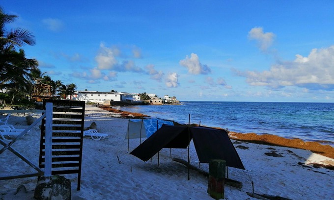 San Andres Apartment | Posada Nativa en la Playa, con Vista al mar