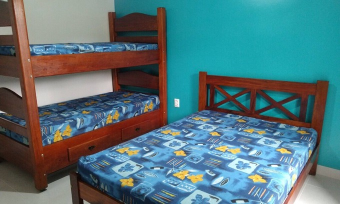 Ubatuba Apartment | Praialar Apt, full kitchen, furnished 700 meters from the beach