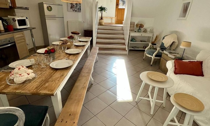 Amberieu-en-Bugey House | Pretty stone village house in the heart of a hamlet on the heights of the Bugey