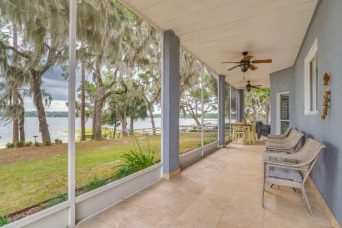 Candler House | Private Beach at Lakefront Summerfield Getaway!