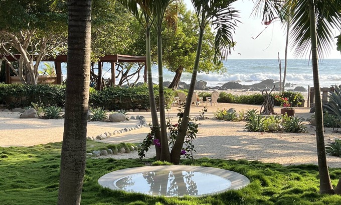 Troncones House | Private Beach Front Home & NEW Bungalow, kitchenette, bath