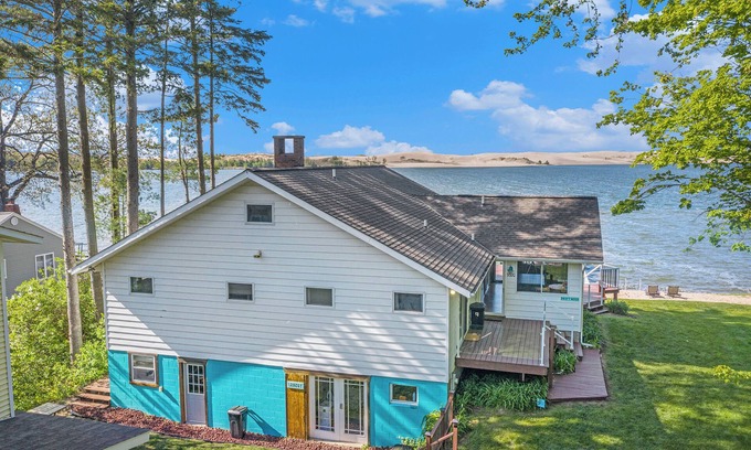 Silver Lake House | Private Beachfront on Silver Lake: Amazing Views, Pontoon Boat, Kayaks