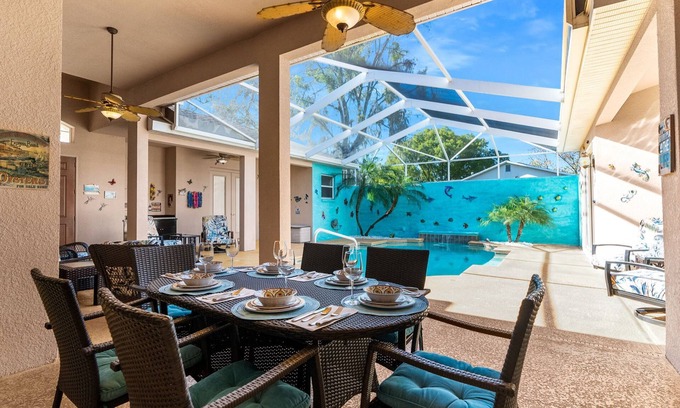 Spring Hill House | Private Cabana home. Heated pool. 3400 sq ft of luxury! Kids and pets welcome.