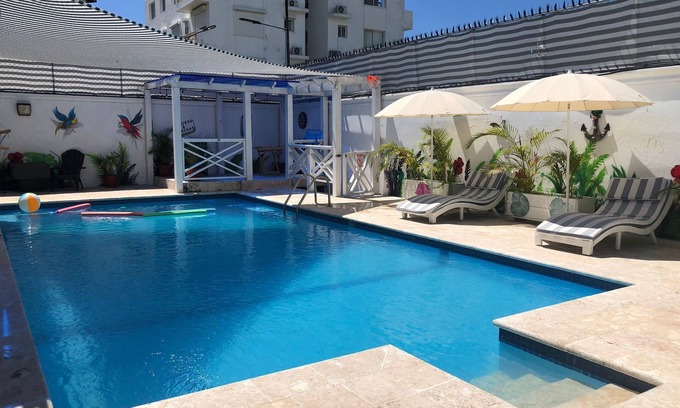 Villas Del Mar Apartment | Private Family Villa for 12 people one block from beach