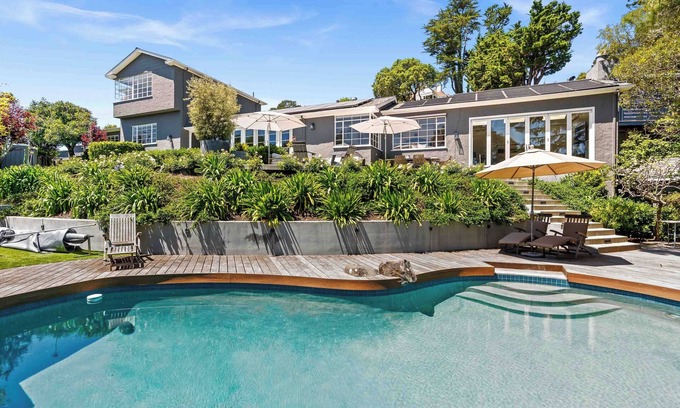 Mill Valley House | Private four bedroom home, minutes from town, views of SF