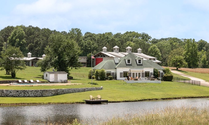 Newnan Other | PRIVATE Gated Retreat with Swimming Pool, Fishing, Views, & Nature Near Atlanta