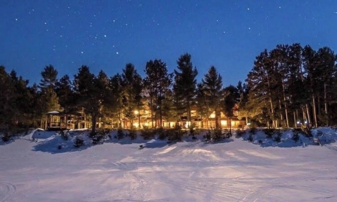 Au Train House | Private Lake Superior Resort Near Munising & Marquette, Sleeps 34, Sauna, Cinema
