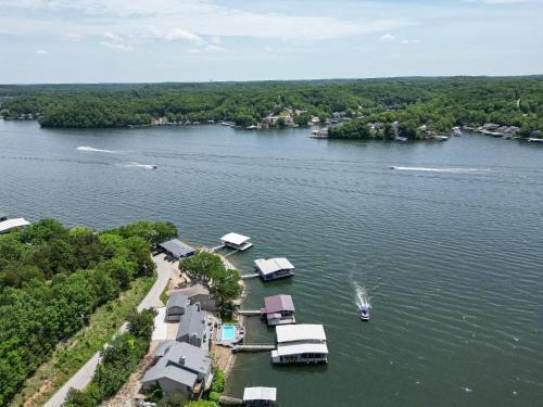 Camdenton House | Private Lakefront Pool, Amazing Dock Sleeps 26
