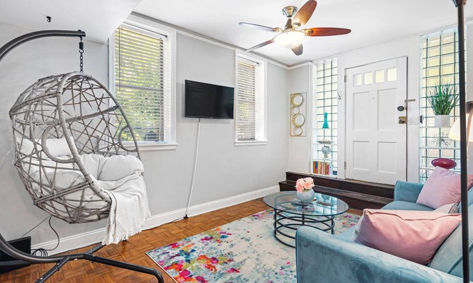 Virginia Highland Apartment | Private Midtown Hidden Gem- Steps from Piedmont Park + Free Parking