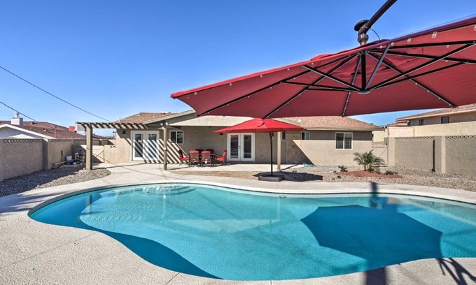 Lake Havasu City House | Private Pool and Patio Modern Lake Havasu Home!