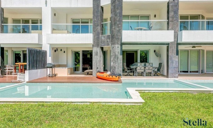 Puerto Juarez Condo | Private Pool, Patio BBQ, Beach Access in Resort