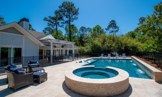 Palmetto Dunes House | Private Resort Style Pool/Spa, Completely Renovated 5BR/5BA in Gated Community