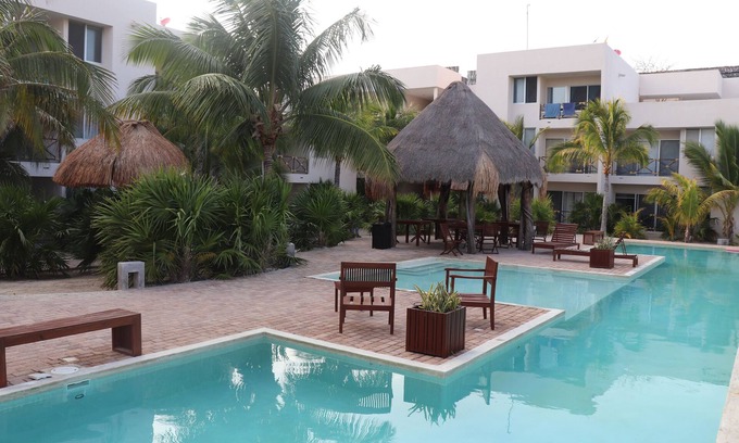 Progreso Municipality Apartment | Progreso, Yucatan beach condo Playa Chaca ground floor