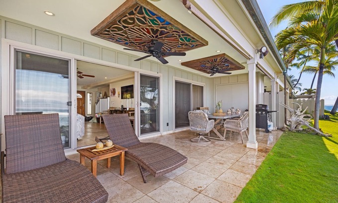 Historic Lahaina Front Street House | Puamana 58-1 Oceanfront Comfort in Puamana