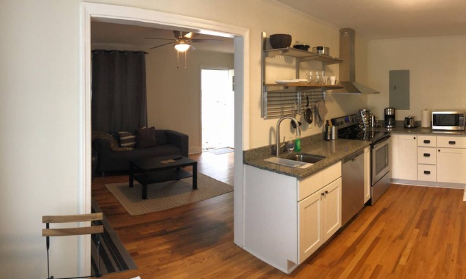 Durham Apartment | Quaint Cottage Minutes From Downtown. Fiber internet, off-street parking!