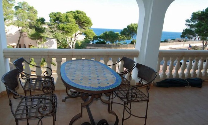 Cala Santany Apartment | quality furnishings, large pool, stunning sea views, just 200m to the beach