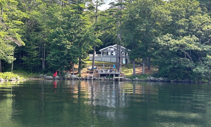 Meredith House | Quiet location on Lake Waukewan, minutes to Meredith center. Pet-Friendly