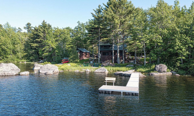 Lucerne-in-Maine House | Quintessential Maine Lake House, 280Ft of Waterfront, near Acadia & Bar Harbor