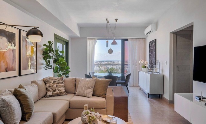 Santo Domingo Apartment | ®{PANO~VIEW~Experience} @DowntownSD +Pool+Gym+2BR