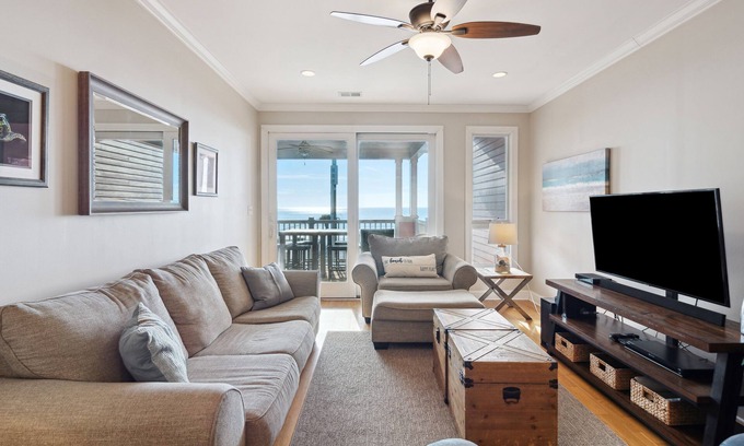 Sunset Point Condo | Reduced Rates - Ocean Views & Large Deck - Beach Access Directly Across Street - OPV 201!