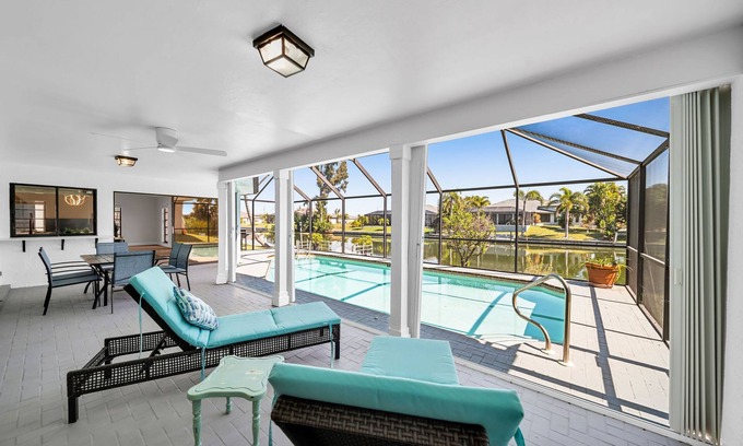 Pelican House | Relax & Play! 3BR Pool Home in Cape Coral - Pet-Friendly + Game Room