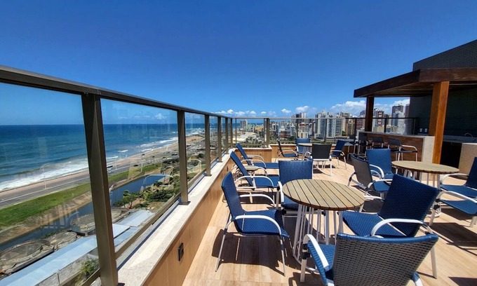 Pituba Apartment | Relaxe com uma Vista mar Incrível de Salvador