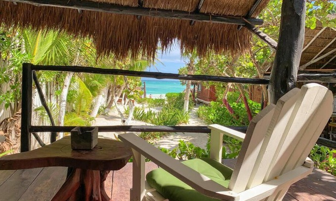 Zona Hotelera Apartment | Relaxing Beach Front Cabin - Cabañita