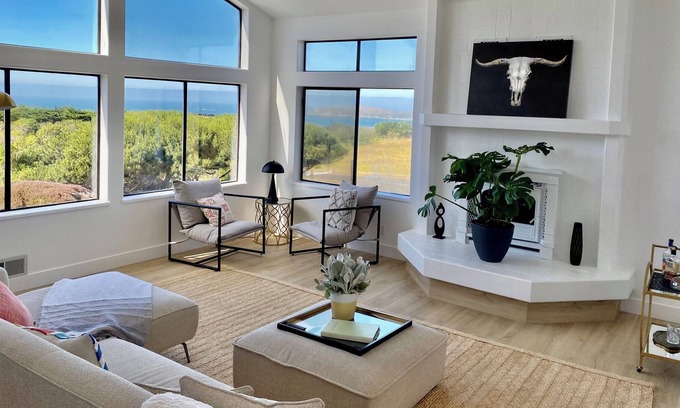 Bodega Bay House | Remodeled Home in Bodega Bay. Views of the Pacific Ocean on nearly an acre!
