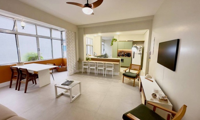 Aparecida Apartment | Renovated beach view condo within walking distance from the mall.