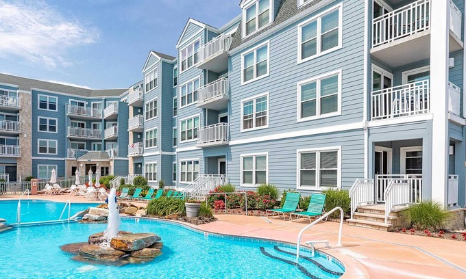 Wildwood Crest Condo | Resort Seapointe Village Heated Pool, 1st Floor, Wildwood Crest Diamond Beach NJ