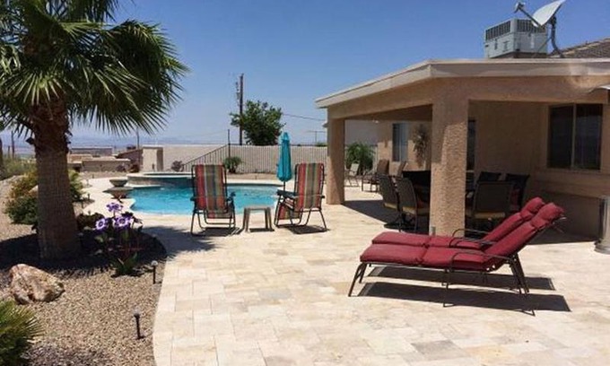 Lake Havasu City House | Resort Style Pool Spa Home Perfect Lake view