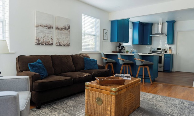 Columbia Condo | Rest Easy : King Bed : Downtown & Ft. Jackson 2Bd 1Bth