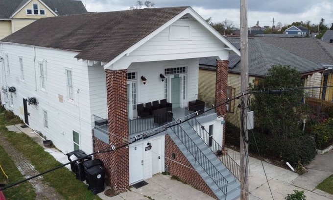 Uptown Historic District House | Restored Rustic Uptown Getaway Walk to Everything