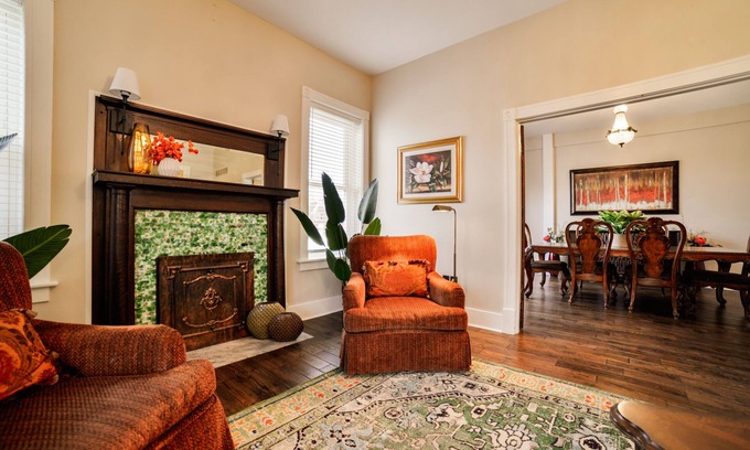 Cape Girardeau Apartment | River's Dusk - Modernized Historic Home - River Views - King Bed - Fast Wifi