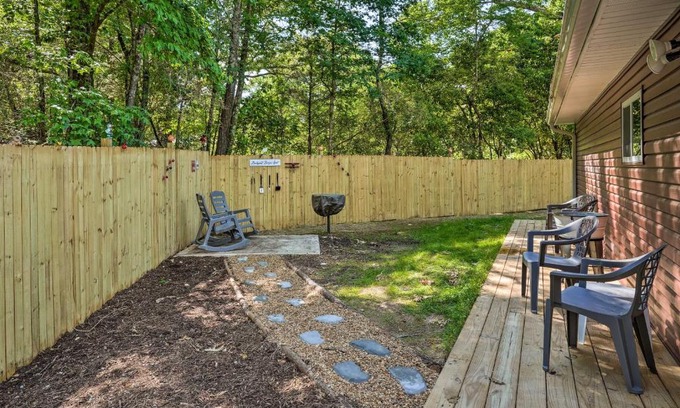 LaFayette House | Rock Spring Hideaway with Large Yard and Grill!