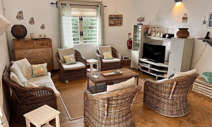 Oyster Bay Villa | Rodrigues. Spacious well equipped villa with panoramic view of the lagoon and sunsets.
