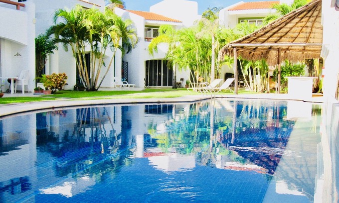 Playacar Hotel | Room in B&B - Deluxe Family Comfort Balcony Room With Pool Playacar Ii