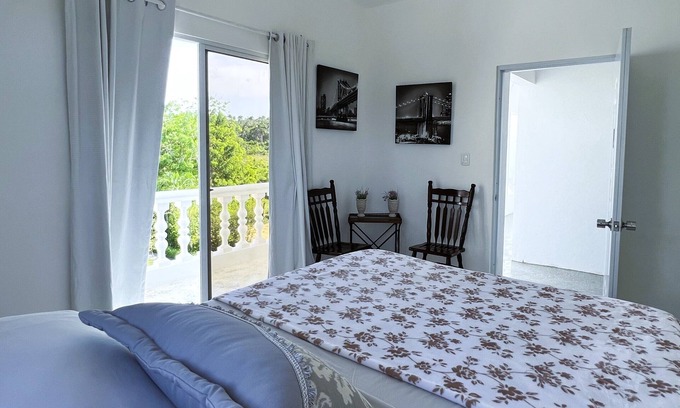 Cabrera Hotel | Room w/ocean view balcony next to the beach. 2 pools, fire pit, gardens & more!