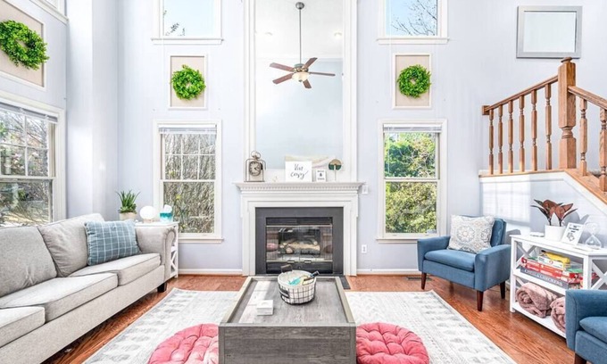 Durham House | Roomy 4bd on private Cul-de-Sac