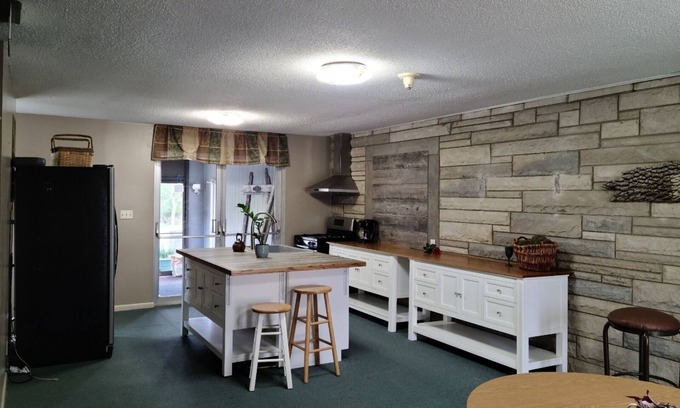 Delaware County House | Rural peace and quiet 10 minutes from Ball State. Remodeled church.