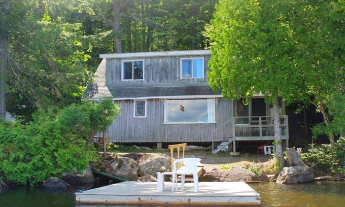 Greenville Cabin | Rustic camp on the shores of Upper Wilson Pond