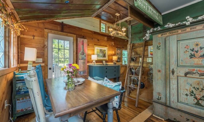 Mill Spring Cottage | Rustic Cottage in the Woods Close to Tryon Equestrian Center