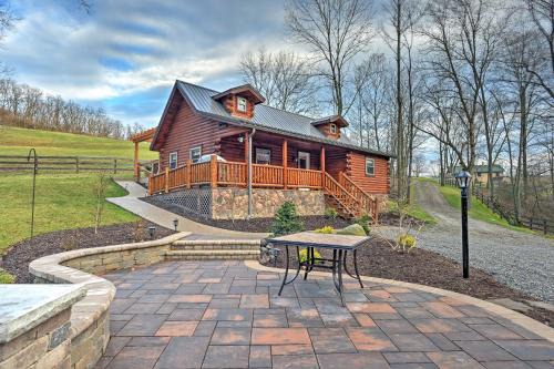 Dundee House | Rustic Dundee Log Cabin with Hot Tub and Forest Views!