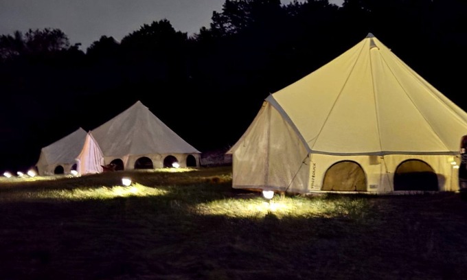 Mount Aetna House | Rustic Glamping Tent with Farm Animals near Hershey in Fredericksburg, PA