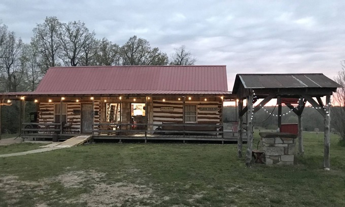 Hardy Cabin | Rustic Log Cabin on private land, with ample gravel roads for horses and ATV’s.