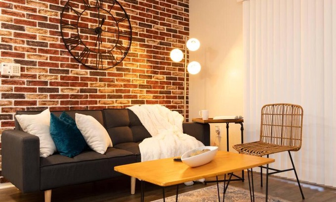 Gainesville Apartment | Rustic Luxe Loft , A King Bed Hideout with Edge