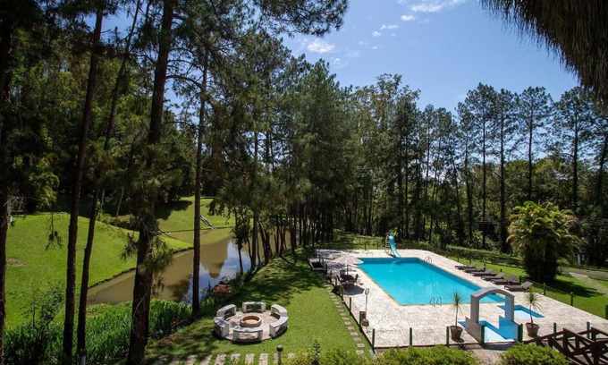 Sao Silvestre de Jacarei House | Sítio com piscina, área arborizada e lazer