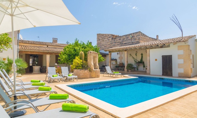Maria de la Salut Villa | SA VERDERA - Great townhouse with amazing patio and private pool. Free WiFi